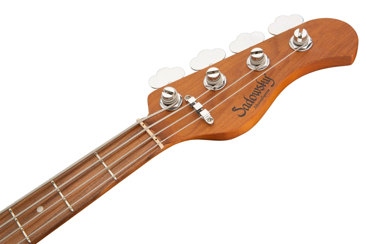 Sadowsky MetroExpress 21-Fret Vintage J/J Bass, Morado Fingerboard, 4-String - Tobacco Sunburst Transparent High Polish
